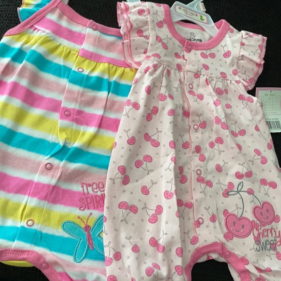 Two duck duck goose romper outfits. NWT. - Picture 2 of 5